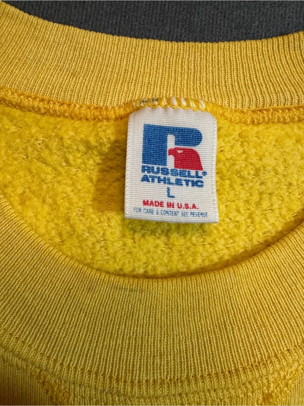 Vintage 90s Russell Athletic Beer Drinking Novelty Sweatshirt USA Mens Large
